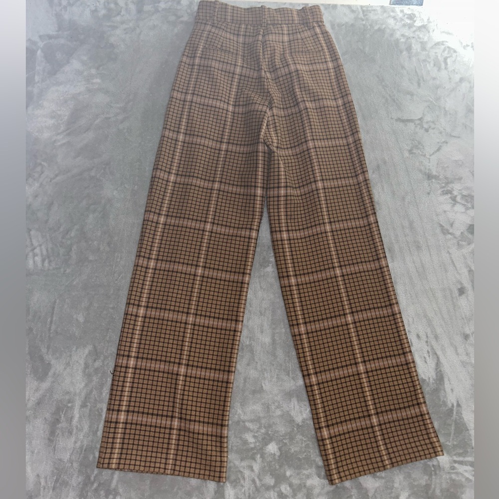 Wilfred aritzia wool blend plaid wide leg trousers - Picture 11 of 11